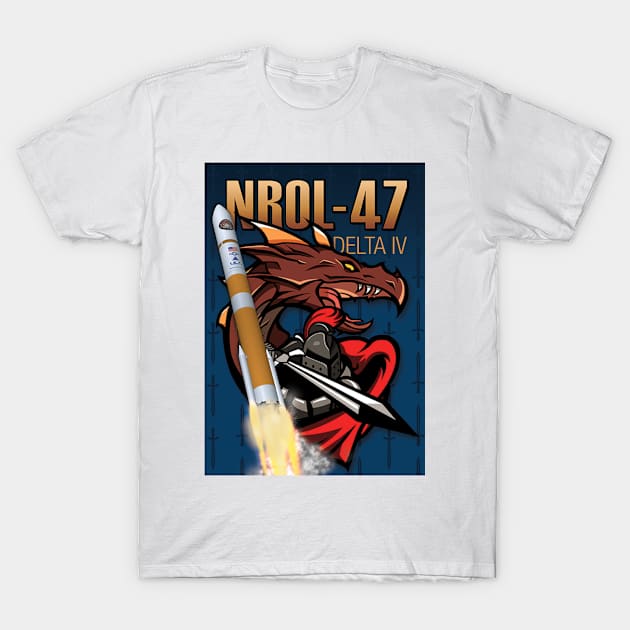 NROL 47 Poster T-Shirt by Spacestuffplus